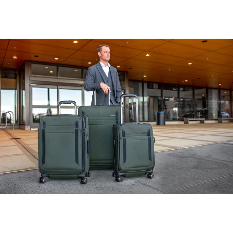 Samsonite Armage II Medium Expandable Spinner Weichgepäck Grün | CH-DSV554964