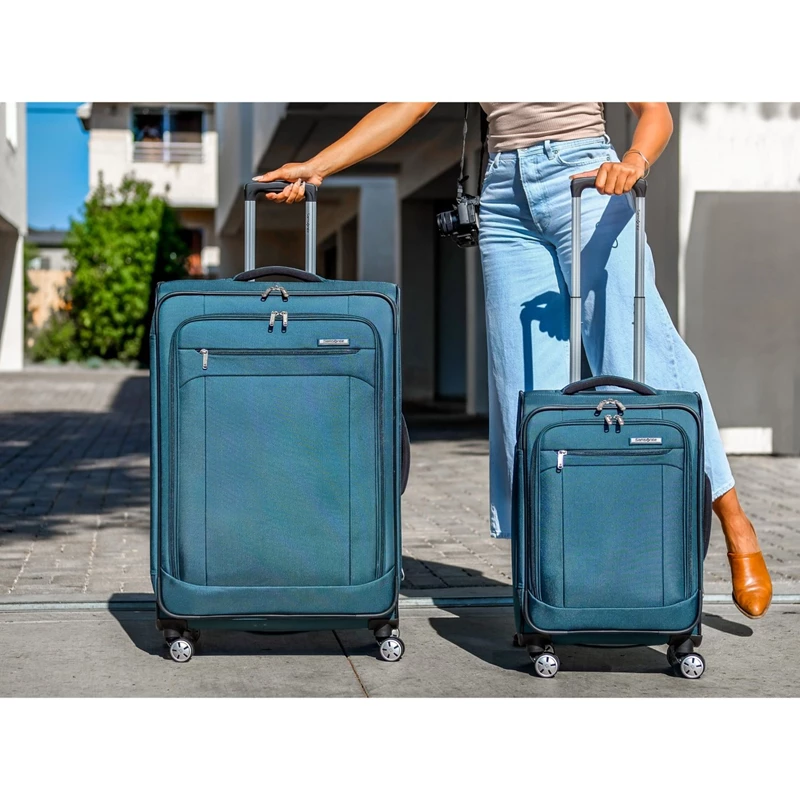 Samsonite Atrium Carry-On Spinner Handgepäck Koffer Blau | CH-DSV554753