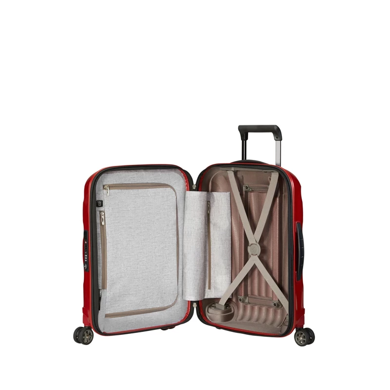 Samsonite C-Lite Carry-On Spinner Hartschalenkoffer Rot | CH-DSV554893