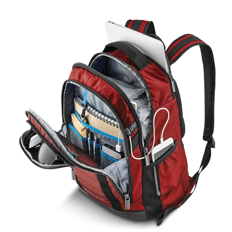 Samsonite Carrier GSD Backpack Laptop Rucksack Rot | CH-DSV554701