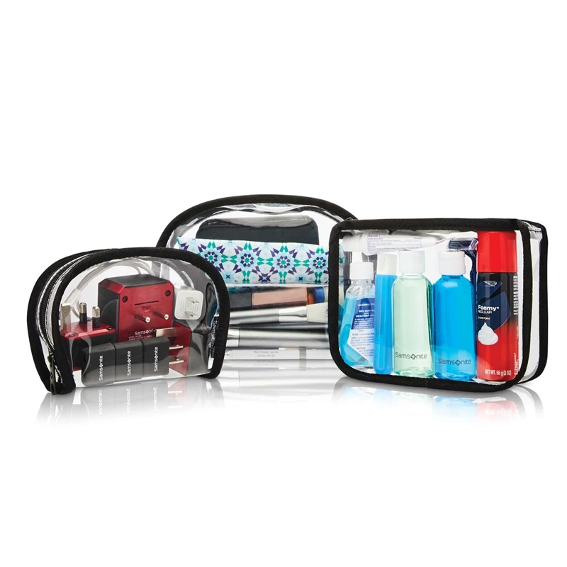 Samsonite Go Clear 3PC Accessory Pack Toilettenartikel & Kosmetiksets Clear | CH-DSV554619