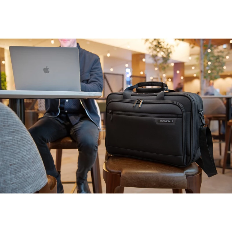 Samsonite Klassische Business 2.0 3 Compartment Brief Businesstaschen Schwarz | CH-DSV554662