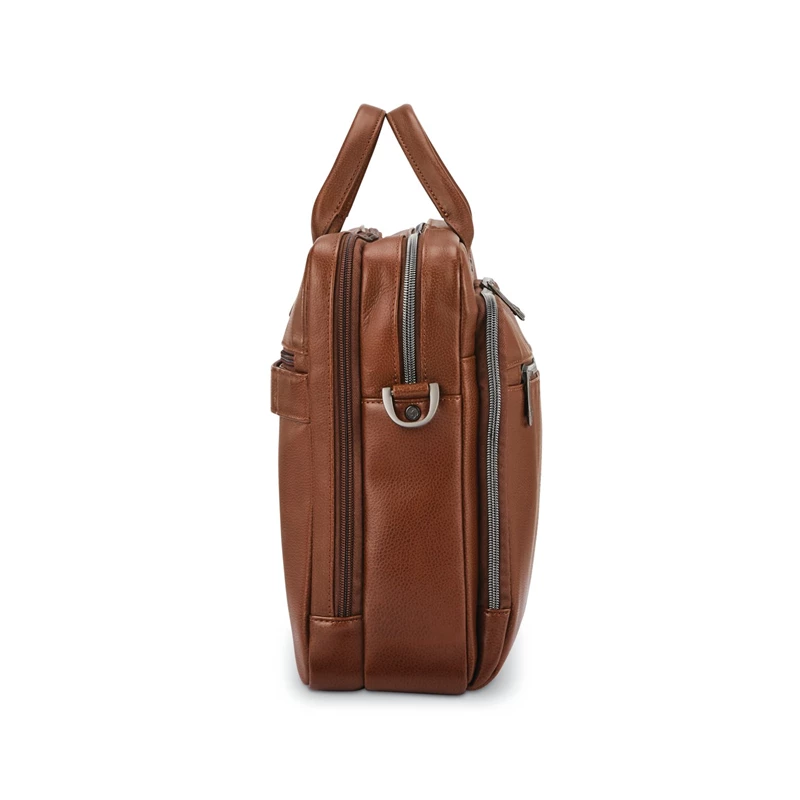 Samsonite Klassische Leder Toploader Businesstaschen Cognac | CH-DSV554665