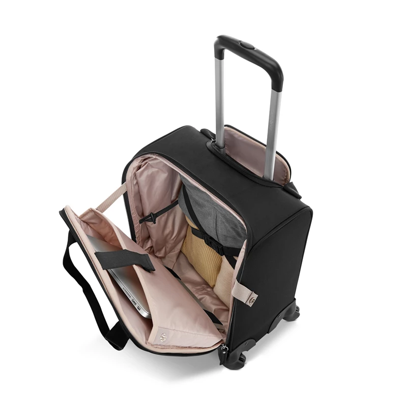 Samsonite Mobile Solution Everyday Underseater Underseat Koffer Schwarz Rosa Hellblau Weiß | CH-DSV555010