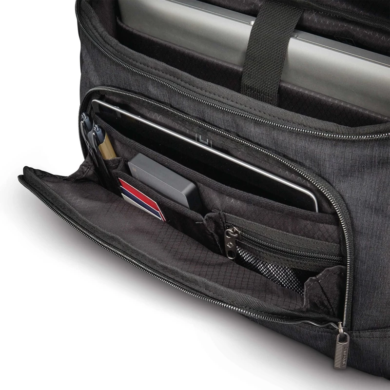 Samsonite Modern Utility Messenger Bag Laptoptaschen & Aktentaschen Charcoal Heather/Charcoal | CH-DSV554713