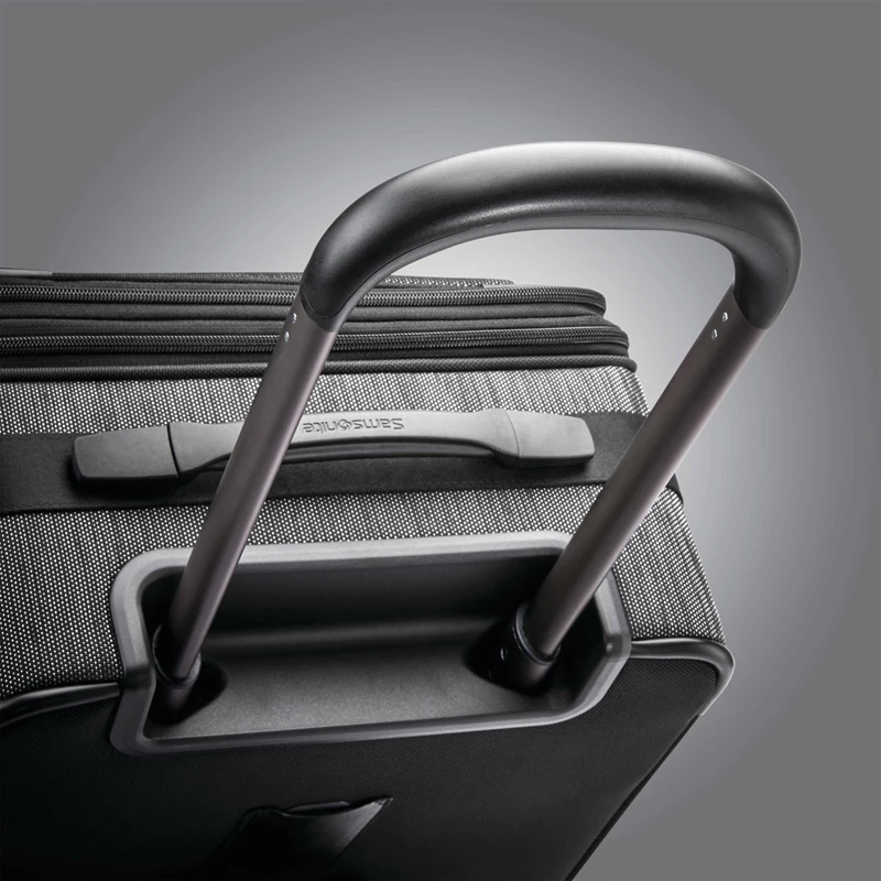 Samsonite SXK Carry-On Expandable Spinner Handgepäck Koffer Black/Silver | CH-DSV554738