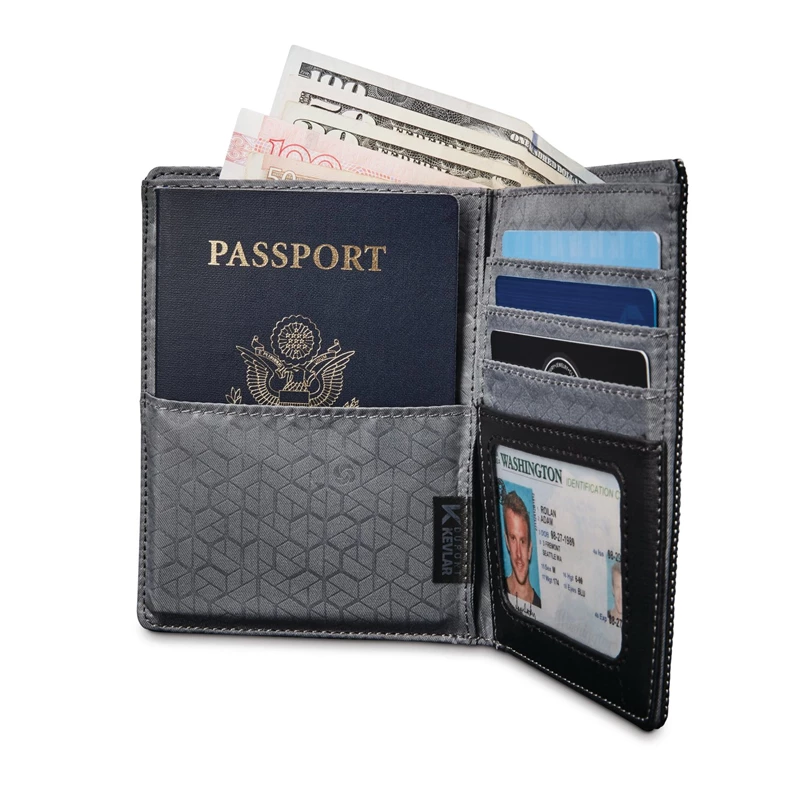 Samsonite SXK RFID Passport Wallet RFID Black/Silver | CH-DSV554611