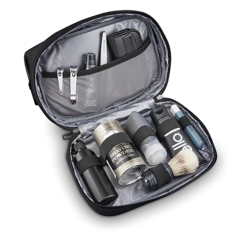 Samsonite SXK Toiletry Kit Toilettenartikel & Kosmetiksets Black/Silver | CH-DSV554614