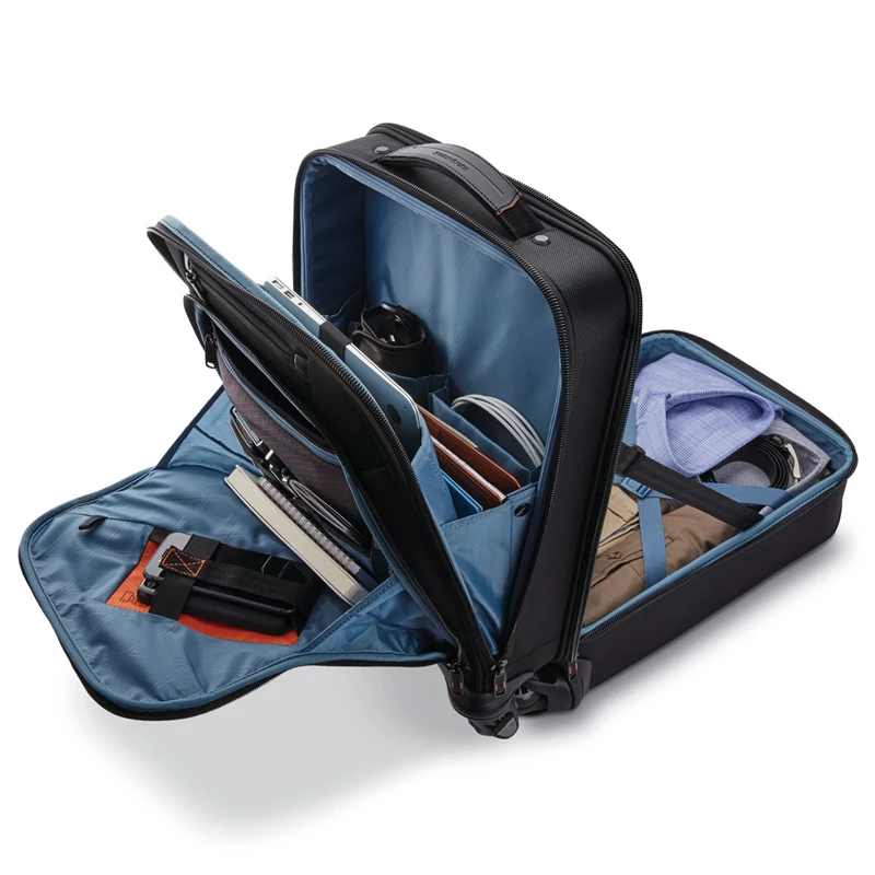 Samsonite Samsonite Pro Vertical Spinner Mobile Office Aktentasche Mit Rollen Schwarz | CH-DSV554724