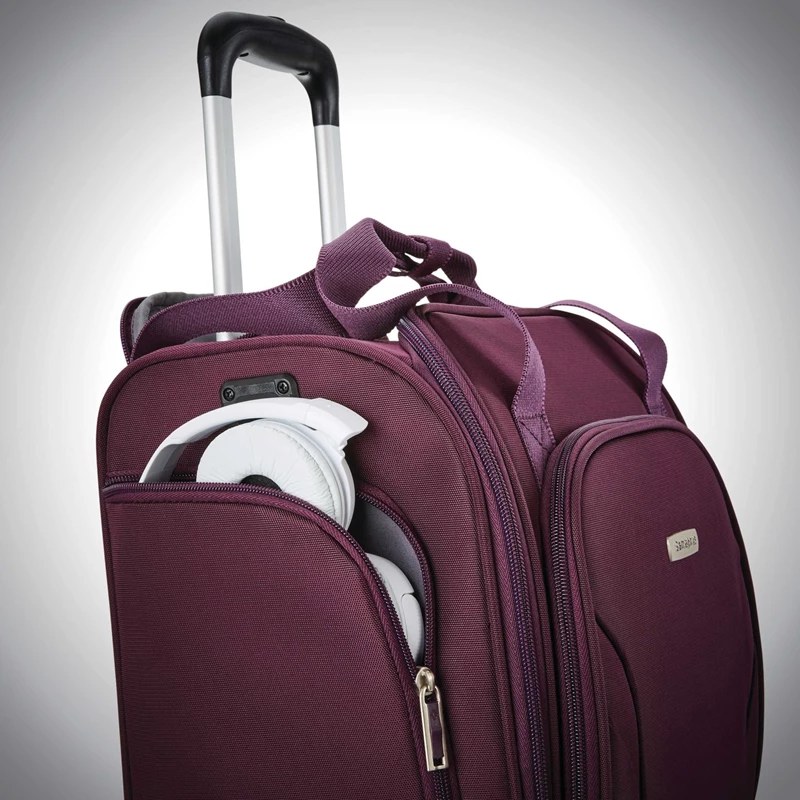 Samsonite Spinner Underseater with USB Port Handgepäck Koffer Lila | CH-DSV554737