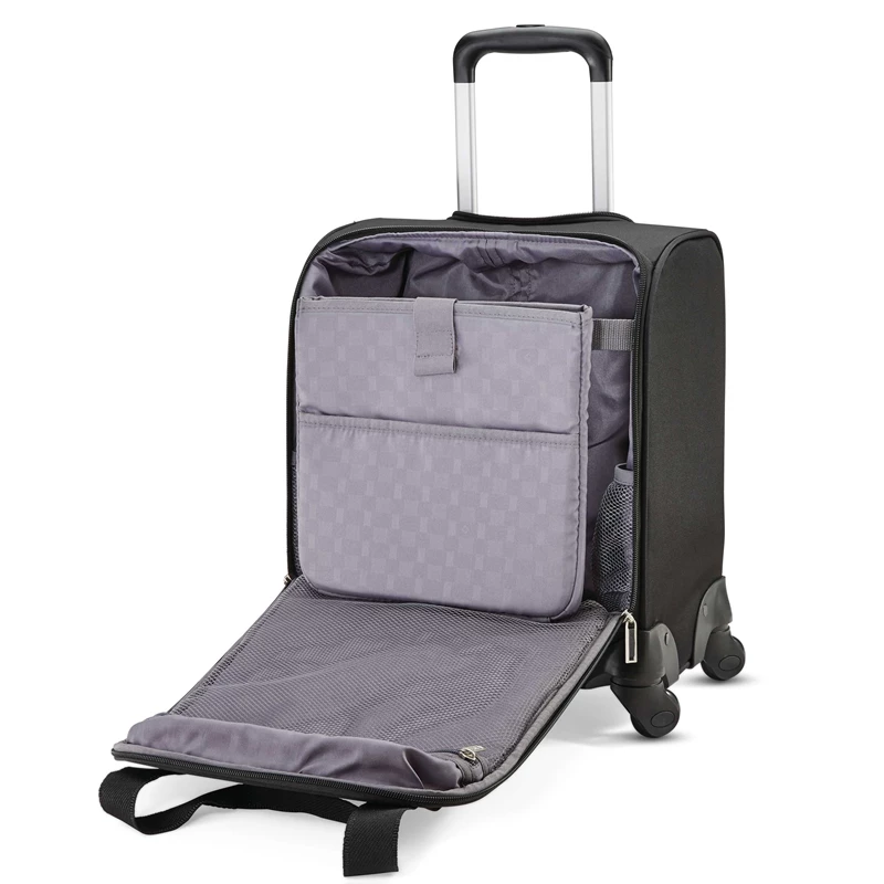 Samsonite Spinner Underseater with USB Port Underseat Koffer Schwarz Weiß Schwarz | CH-DSV555017