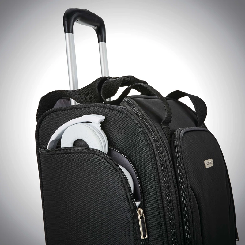 Samsonite Spinner Underseater with USB Port Underseat Koffer Schwarz Weiß Schwarz | CH-DSV555017