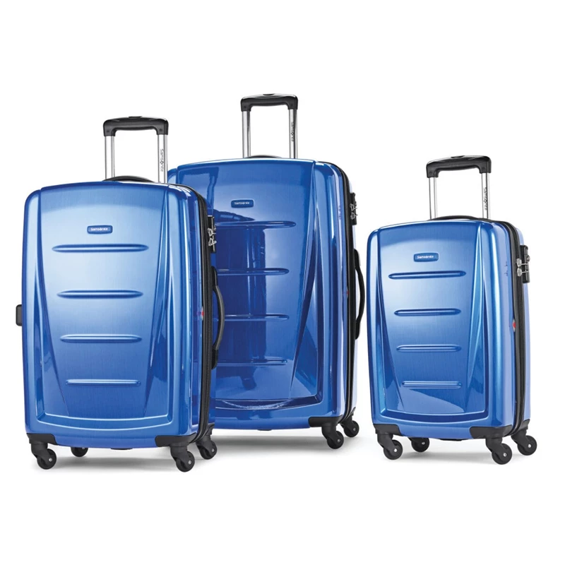 Samsonite Winfield 2 Mode 3 Piece Spinner Set Hartschalenkoffer Blau | CH-DSV554883