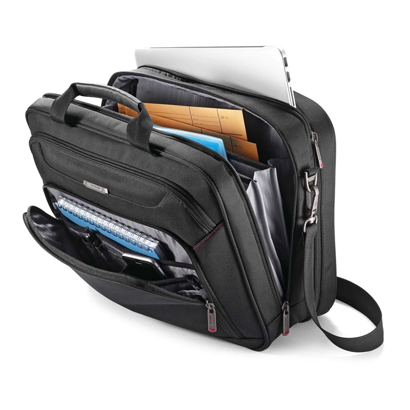 Samsonite Xenon 3.0 Two-Gusset Toploader Laptoptaschen & Aktentaschen Schwarz | CH-DSV554718