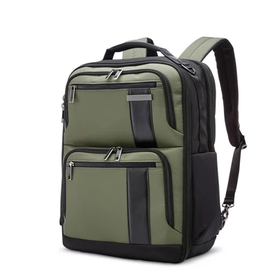 Samsonite NuRoad 17.3" Convertible Backpack Businesstaschen Forest Green/Gunmetal | CH-DSV554650