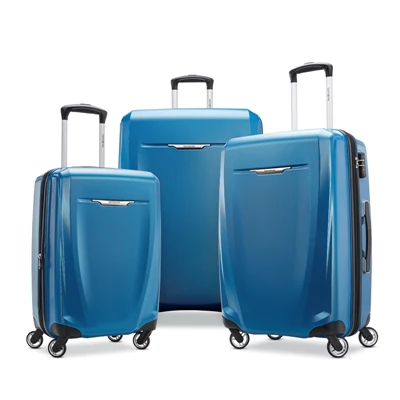 Samsonite Winfield 3 DLX 3 Piece Set Koffersets Blue/Navy | CH-DSV554923